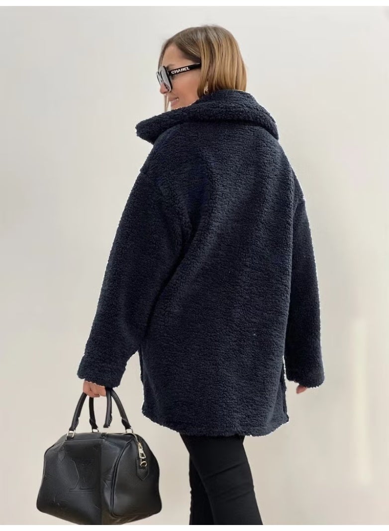 Barbora Plush Comfortable Winter Women's Jacket - Image 1